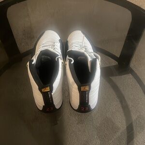 Jordan Men's White and Black High-Top Sneakers